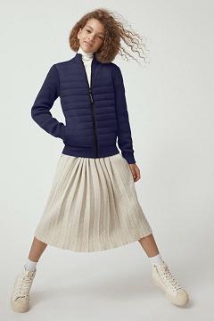 Chamarras Canada Goose Niños Mexico - HyBridge Chaqueta De Plumas Azul Marino IL2513746